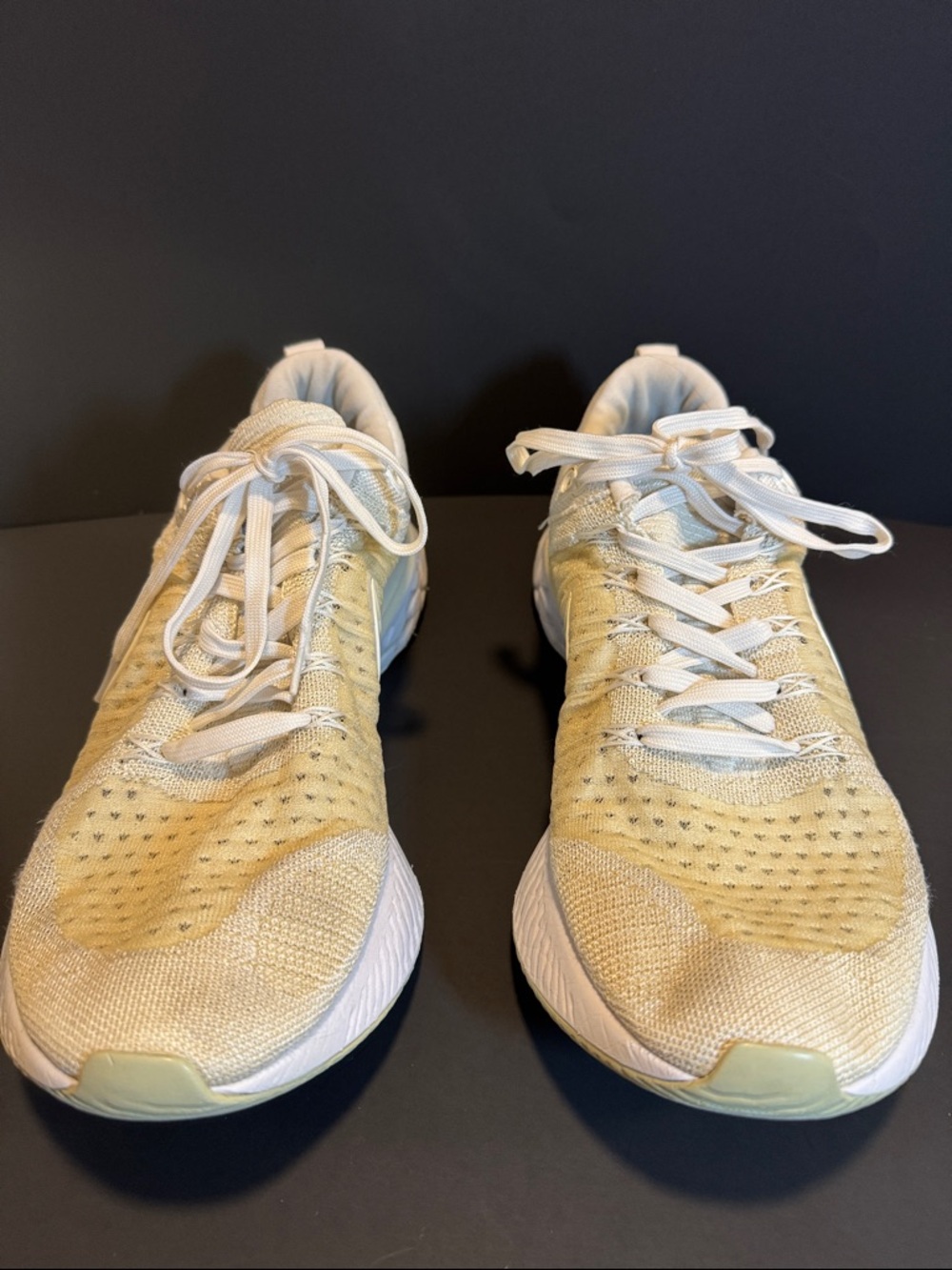 Nike React infinity Run flyknit 2white cream women’s Running shoes - Picture 2 of 8
